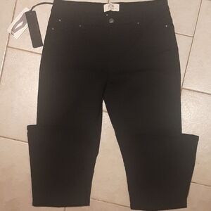 NWT🖤Parasuco 2016 MONTREAL FOREVER BLACK Strait Leg Size 12